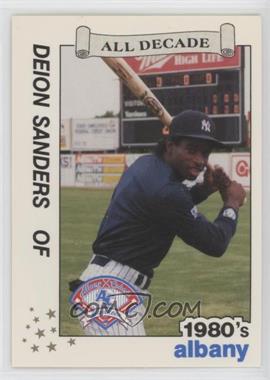 1990 Best Albany-Colonie Yankees/A's All Decade - [Base] #1 - Deion Sanders