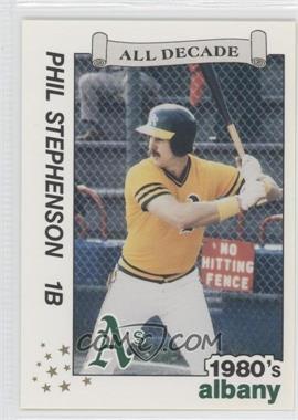 1990 Best Albany-Colonie Yankees/A's All Decade - [Base] #14 - Phil Stephenson