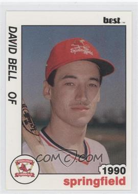 1990 Best Springfield Cardinals - [Base] #3 - David Bell