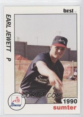1990 Best Sumter Braves - [Base] #7 - Earl Jewett