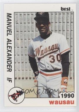 1990 Best Wausau Timbers - [Base] #20 - Manny Alexander