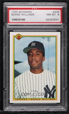 1990 Bowman - [Base] #439 - Bernie Williams [PSA 8 NM‑MT]