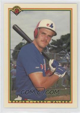 1990 Bowman - Factory Set [Base] - Collector's Edition (Tiffany) #117 - Larry Walker