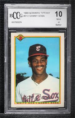 1990 Bowman - Factory Set [Base] - Collector's Edition (Tiffany) #312 - Sammy Sosa [BCCG 10 Mint or Better]