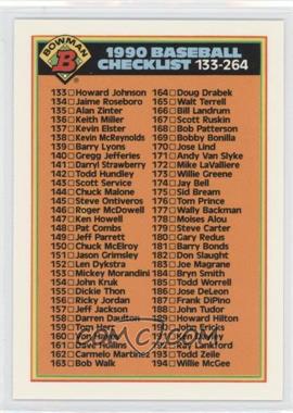 1990 Bowman - Factory Set [Base] - Collector's Edition (Tiffany) #526 - Checklist