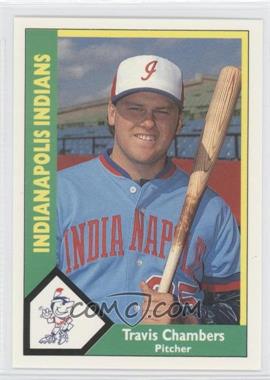 1990 CMC AAA - Indianapolis Indians Green Back #4 - Travis Chambers