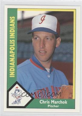 1990 CMC AAA - Indianapolis Indians Green Back #5 - Chris Marchok