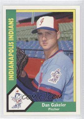 1990 CMC AAA - Indianapolis Indians Green Back #6 - Dan Gakeler