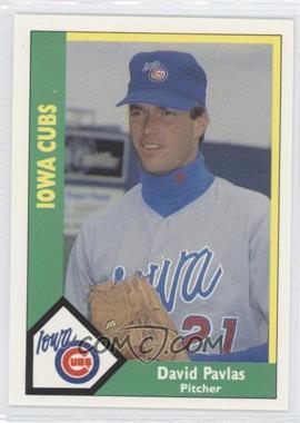 1990 CMC AAA - Iowa Cubs Green Back #6 - David Pavlas
