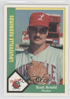 1990 CMC AAA - Louisville Redbirds Green Back #1 - Scott Arnold