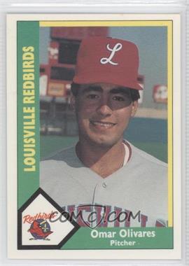 1990 CMC AAA - Louisville Redbirds Green Back #20 - Omar Olivares