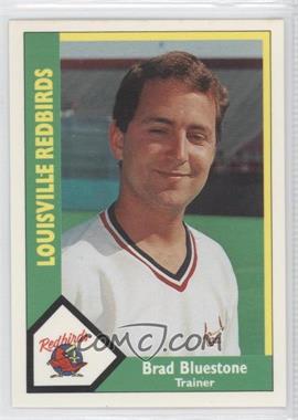 1990 CMC AAA - Louisville Redbirds Green Back #29 - Brad Bluestone