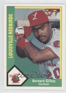 1990 CMC AAA - Louisville Redbirds Green Back #9 - Bernard Gilkey