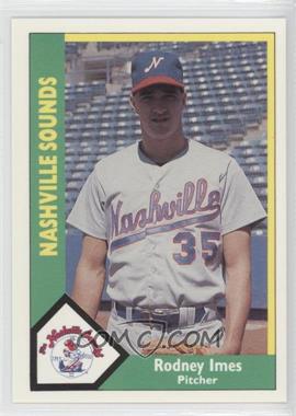 1990 CMC AAA - Nashville Sounds Green Back #7 - Rodney Imes