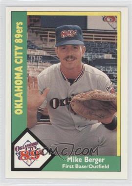 1990 CMC AAA - Oklahoma City 89ers Green Back #10 - Mike Berger