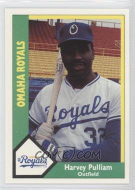 1990 CMC AAA - Omaha Royals Green Back #17 - Harvey Pulliam