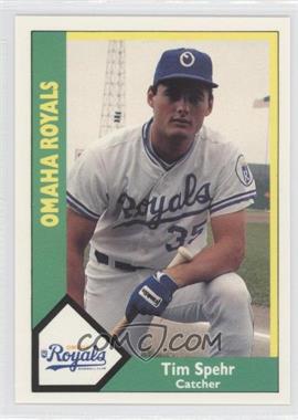 1990 CMC AAA - Omaha Royals Green Back #21 - Tim Spehr