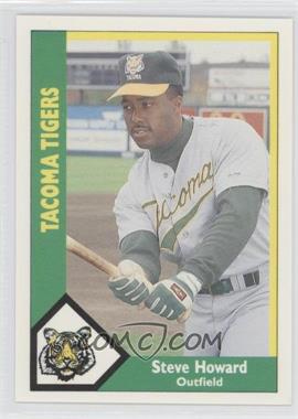 1990 CMC AAA - Tacoma Tigers Green Back #17 - Steve Howard