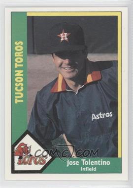 1990 CMC AAA - Tucson Toros Green Back #13 - Jose Tolentino