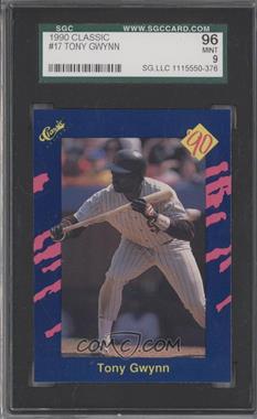 1990 Classic - [Base] #17 - Tony Gwynn [SGC 9 MINT]