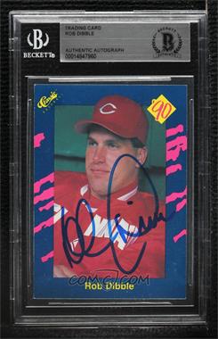 1990 Classic - [Base] #43 - Rob Dibble [BAS Authentic]