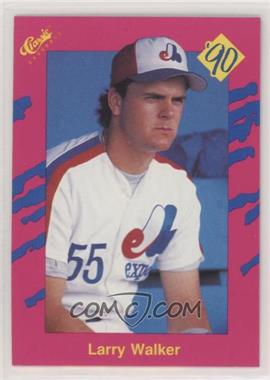 1990 Classic Update Pink Travel Edition - [Base] #T16 - Larry Walker