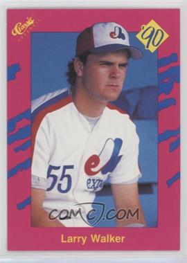 1990 Classic Update Pink Travel Edition - [Base] #T16 - Larry Walker