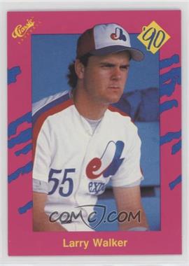 1990 Classic Update Pink Travel Edition - [Base] #T16 - Larry Walker