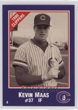 1990 Cracker Jack Columbus Clippers Police - [Base] #4 - Kevin Maas