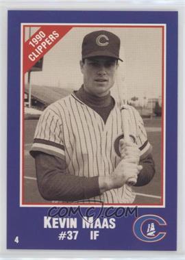 1990 Cracker Jack Columbus Clippers Police - [Base] #4 - Kevin Maas