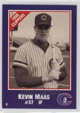1990 Cracker Jack Columbus Clippers Police - [Base] #4 - Kevin Maas