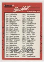 Checklist (Cards 232-333)