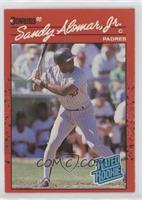 Rated Rookie - Sandy Alomar Jr. (. After Inc in the Copyright on Back)