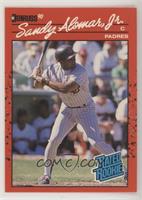 Rated Rookie - Sandy Alomar Jr. (. After Inc in the Copyright on Back)