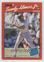 Rated Rookie - Sandy Alomar Jr. (No . After Inc in the Copyright on Back) [EX&n…