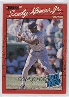 Rated Rookie - Sandy Alomar Jr. (No . After Inc in the Copyright on Back)