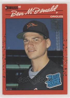 1990 Donruss - [Base] #32 - Rated Rookie - Ben McDonald