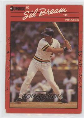 1990 Donruss - [Base] #329.2 - Sid Bream (No . After Inc in the Copyright at top back) [Poor to Fair]