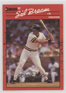 1990 Donruss - [Base] #329.2 - Sid Bream (No . After Inc in the Copyright at top back)