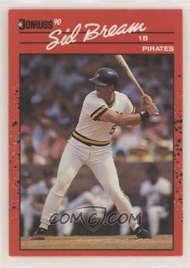 1990 Donruss - [Base] #329.2 - Sid Bream (No . After Inc in the Copyright at top back)