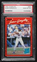 Rated Rookie - Juan Gonzalez [PSA 10 GEM MT]