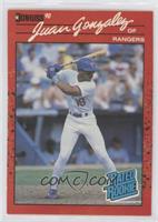 Rated Rookie - Juan Gonzalez [EX to NM]