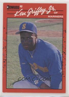 1990 Donruss - [Base] #365.1 - Ken Griffey Jr. (. After Inc in the Copyright at top back)