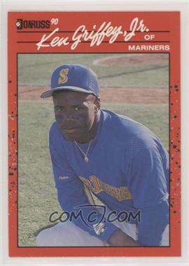 1990 Donruss - [Base] #365.1 - Ken Griffey Jr. (. After Inc in the Copyright at top back)