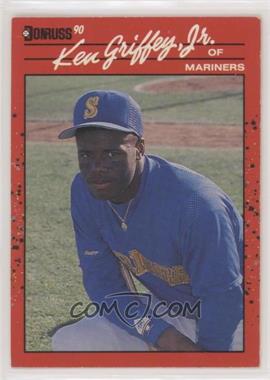 1990 Donruss - [Base] #365.1 - Ken Griffey Jr. (. After Inc in the Copyright at top back)