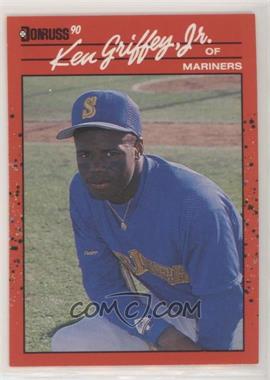 1990 Donruss - [Base] #365.1 - Ken Griffey Jr. (. After Inc in the Copyright at top back)