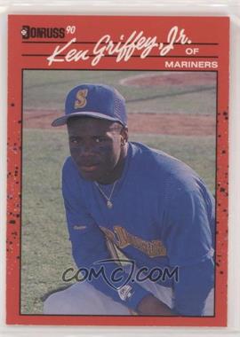 1990 Donruss - [Base] #365.1 - Ken Griffey Jr. (. After Inc in the Copyright at top back)