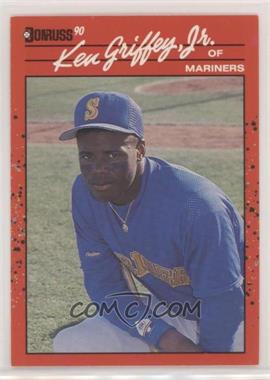 1990 Donruss - [Base] #365.1 - Ken Griffey Jr. (. After Inc in the Copyright at top back)