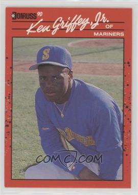 1990 Donruss - [Base] #365.1 - Ken Griffey Jr. (. After Inc in the Copyright at top back)