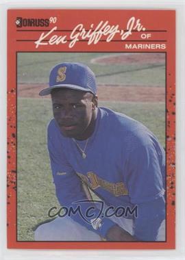 1990 Donruss - [Base] #365.1 - Ken Griffey Jr. (. After Inc in the Copyright at top back)